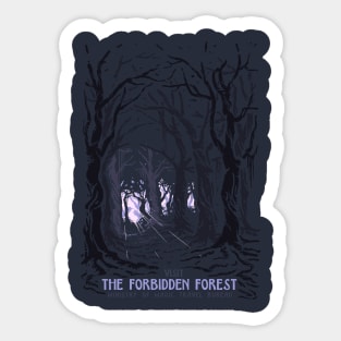 Visit The Forbidden Forest Sticker